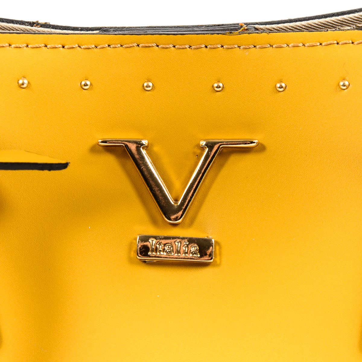V 1969 Italia Borsa da donna gialla CRETA