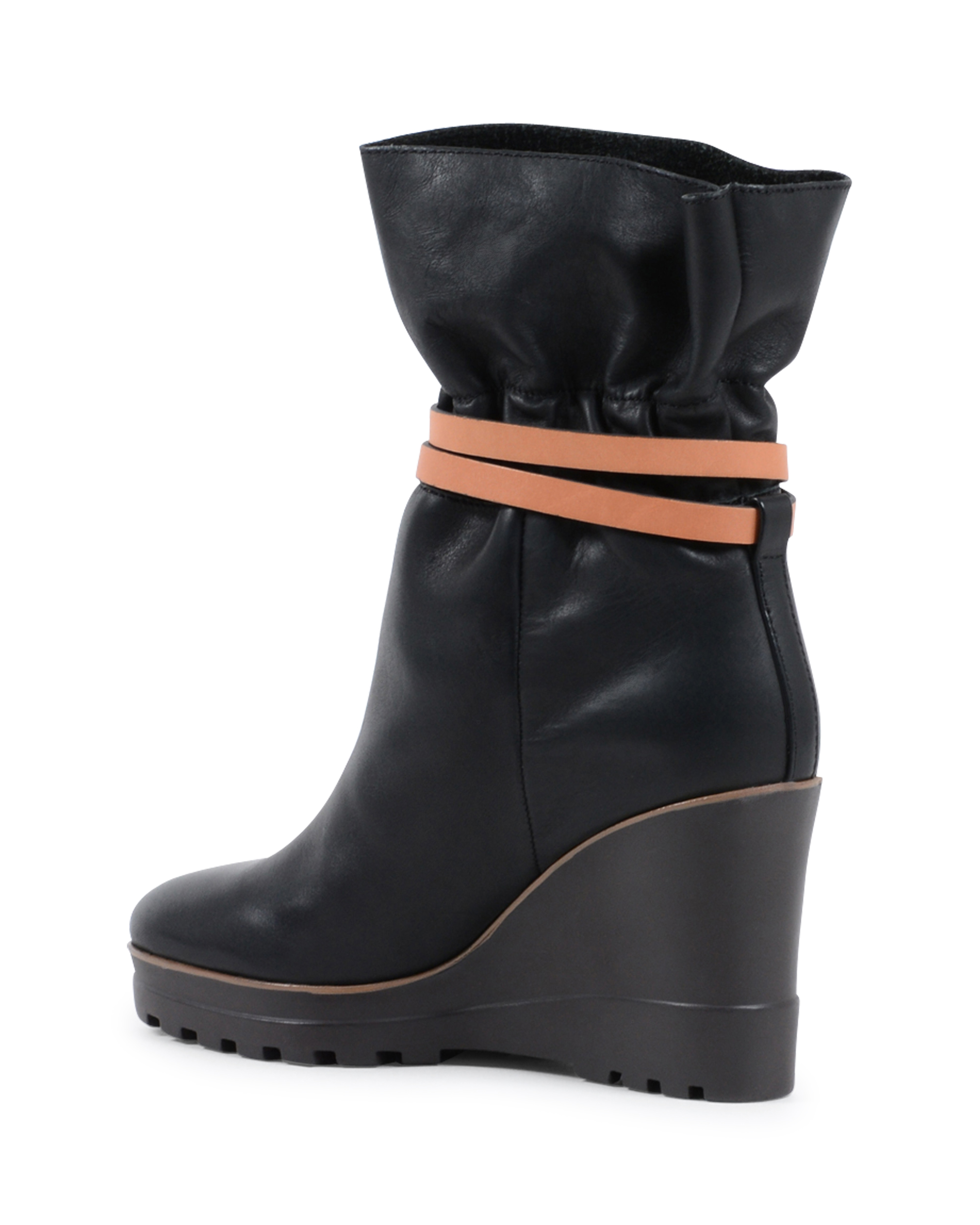ChloÃ¨ Stivale corto da donna nero SB31111A 999 NERO