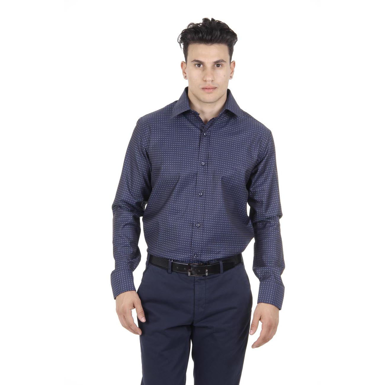V 1969 Italia Camicia Uomo Modern Classic Fit 377 ART. 417