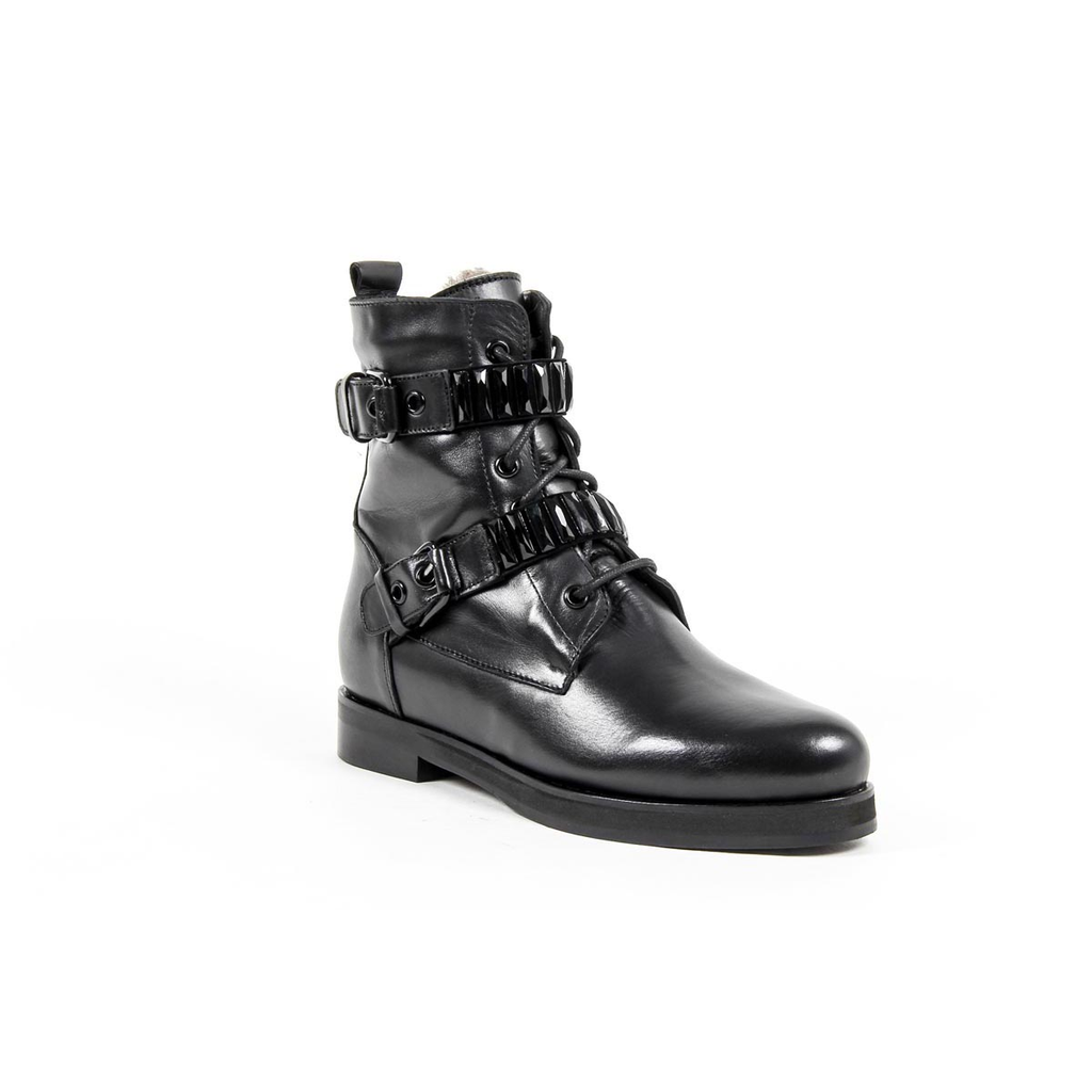 V 1969 Italia Womens Short Boot B2332 SHEA VIT NERO CAM NERO