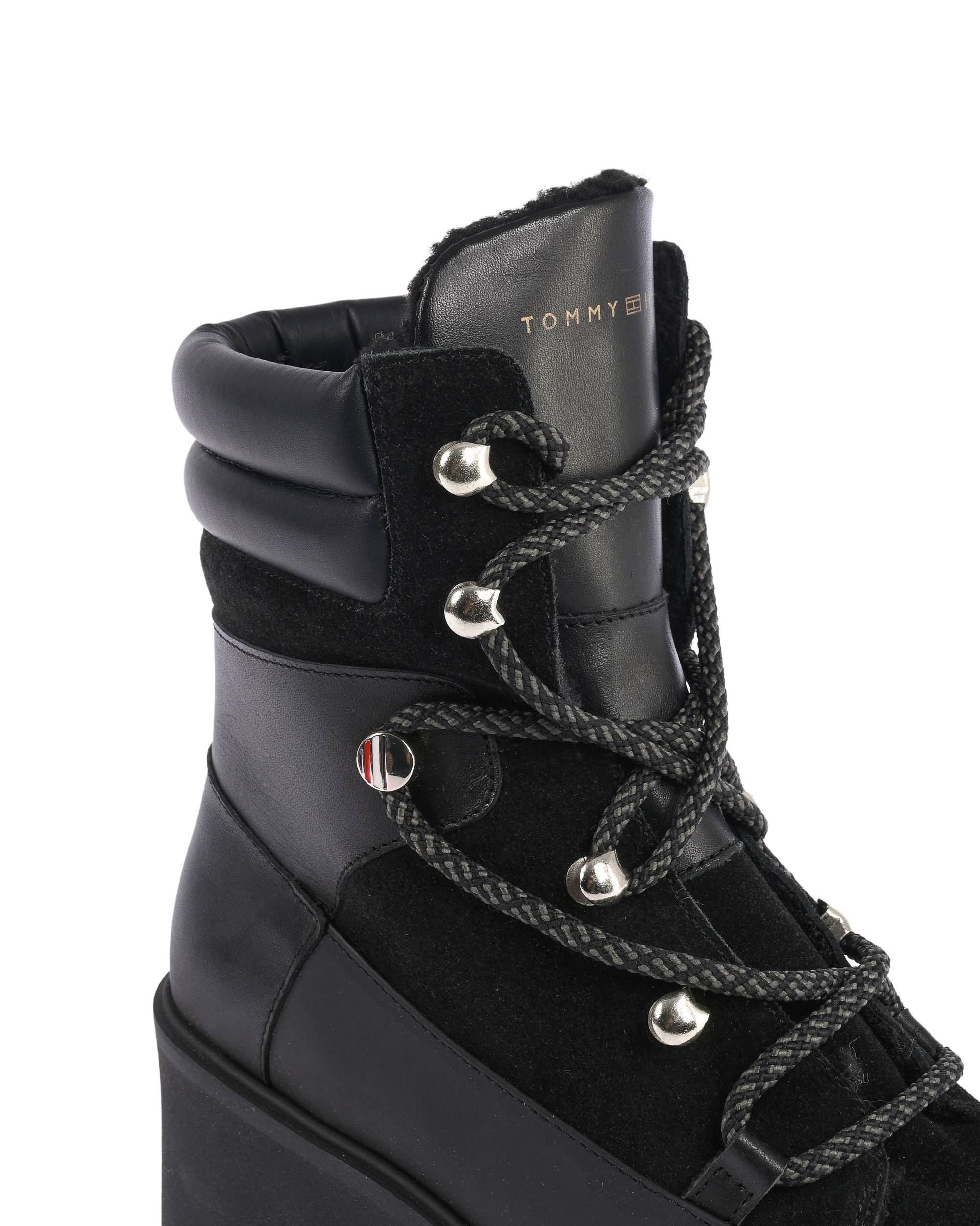 Tommy Hilfiger Stivali da donna NERO FW0FW068040GK
