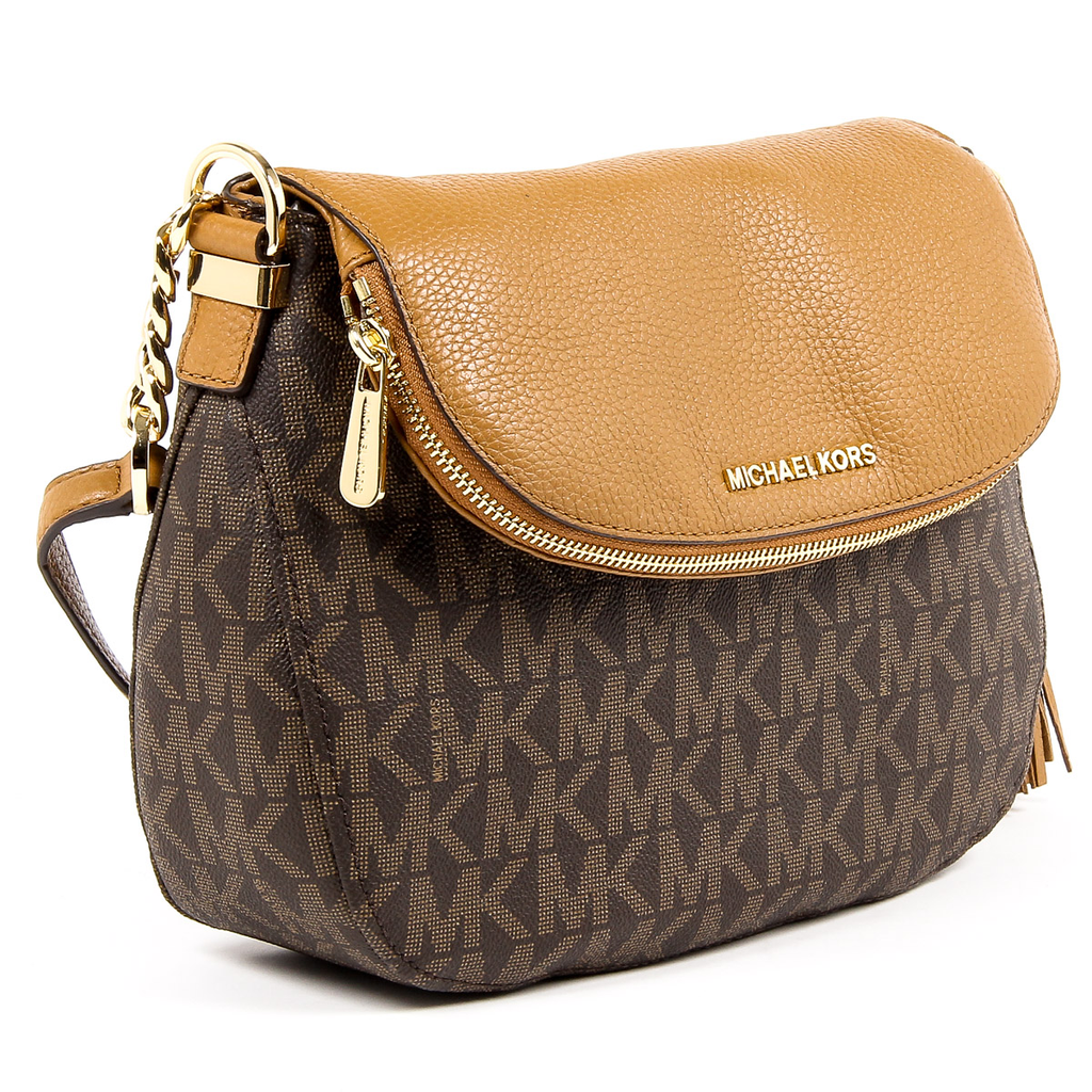 Borsa a mano da donna Michael Kors BEDFORD 35T7GBFL2B BRN ACORN