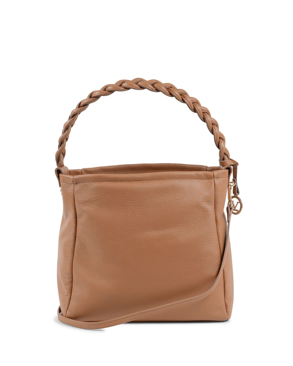Borsa da donna V Italia Marrone chiaro VE1633 DOLLARO CUOIO