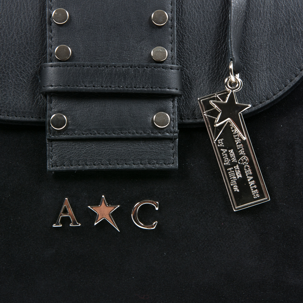 Borsa a mano da donna Andrew Charles nera ROSS