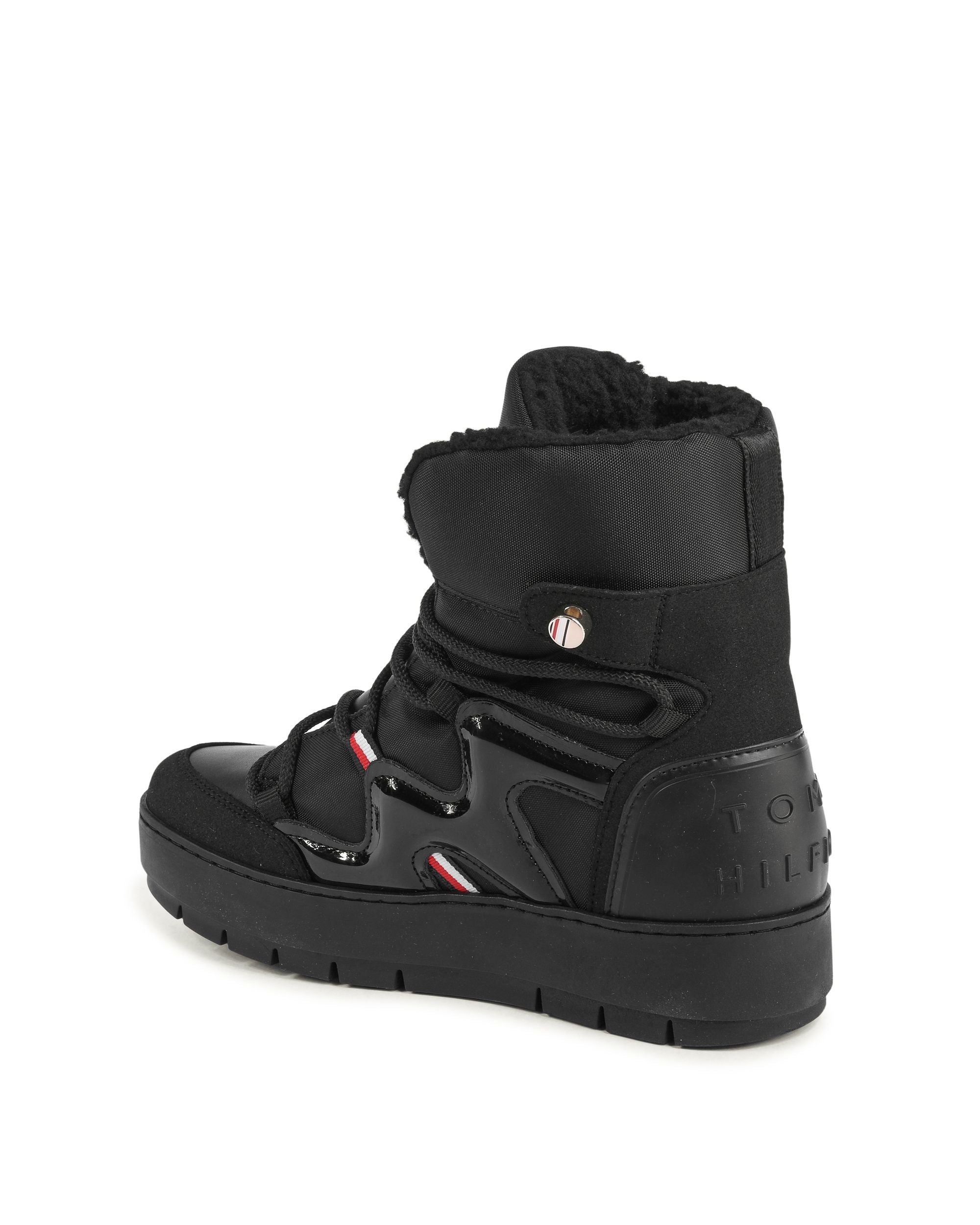 Tommy Hilfiger Stivali da donna NERO FW0FW07852BDS