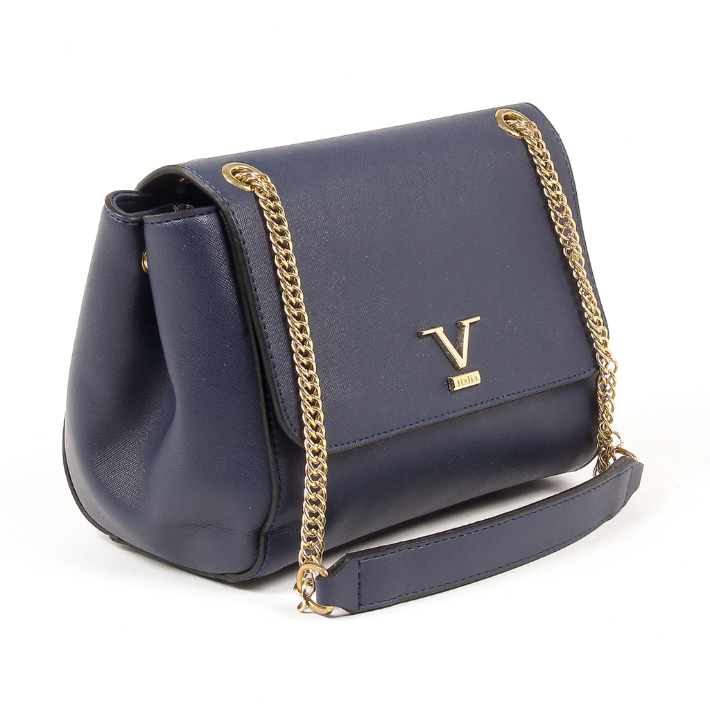 V 1969 Italia Borsa da donna blu scuro PRISCILLA