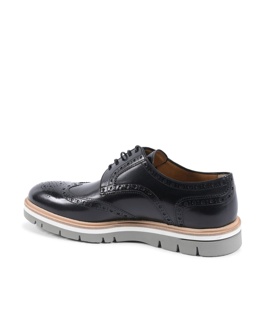 Dee Ocleppo Mens Brogue Shoes EB131 VIT NERO LUC GALLO