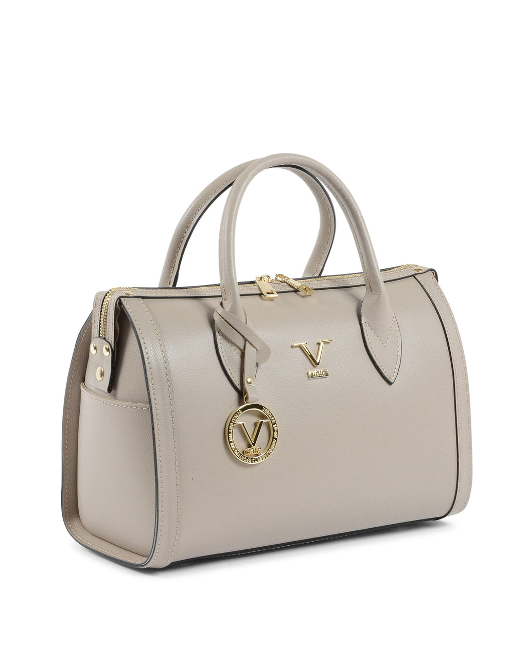 V Italia Borsa da donna Taupe V014-G PALMELLATO TAUPE