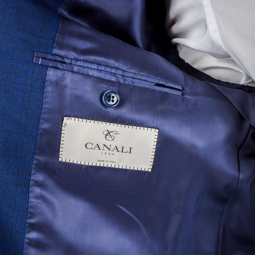 Abito da uomo Canali maniche lunghe blu