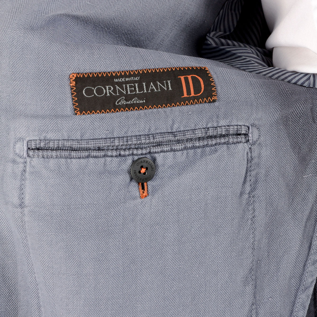 Corneliani Giacca Uomo Maniche Lunghe Azzurro Chiaro