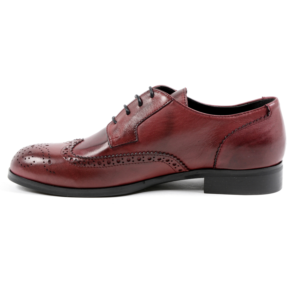 V 1969 Italia Scarpa stringata da donna Bordeaux SULLY
