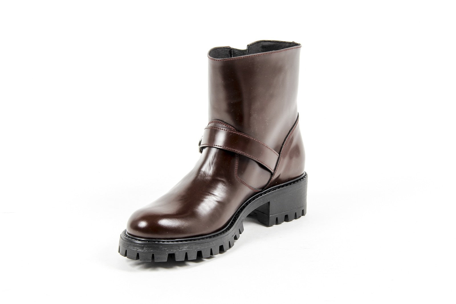 V 1969 Italia Womens Short Boot B1441 AMALFI MORBIDO BORDEAUX