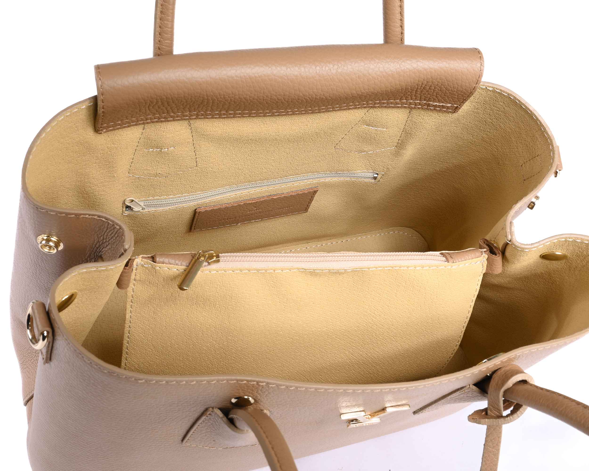 Borsa da donna V Italia 10510 DOLLARO BEIGE