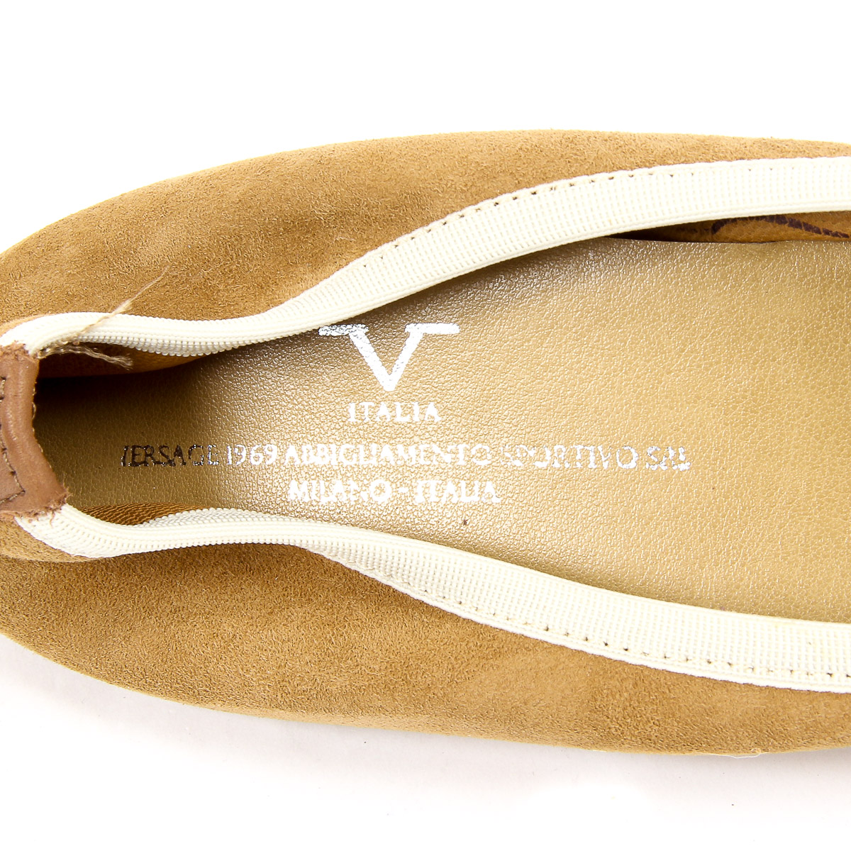 V 1969 Italia Womens Soft Ballerina Brown PAMELA
