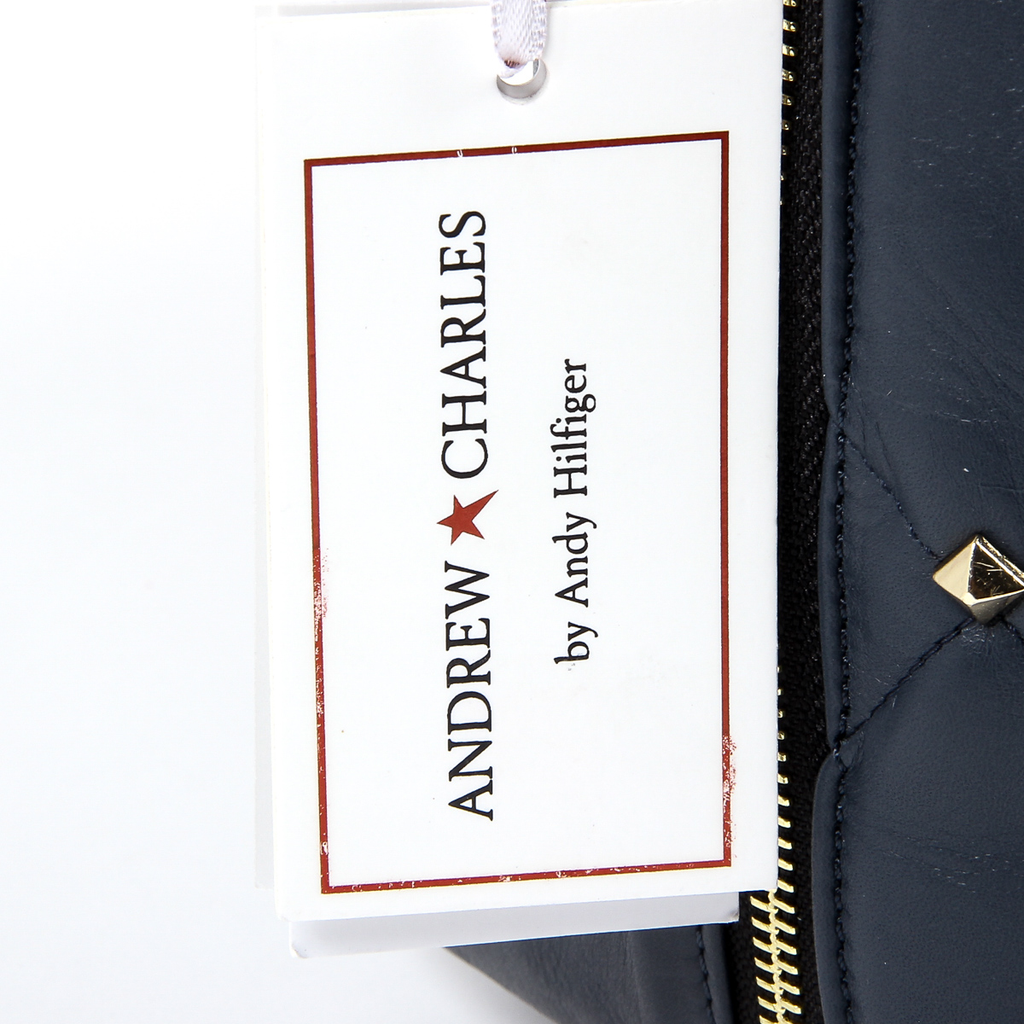 Borsa a mano da donna Andrew Charles blu scuro TESS