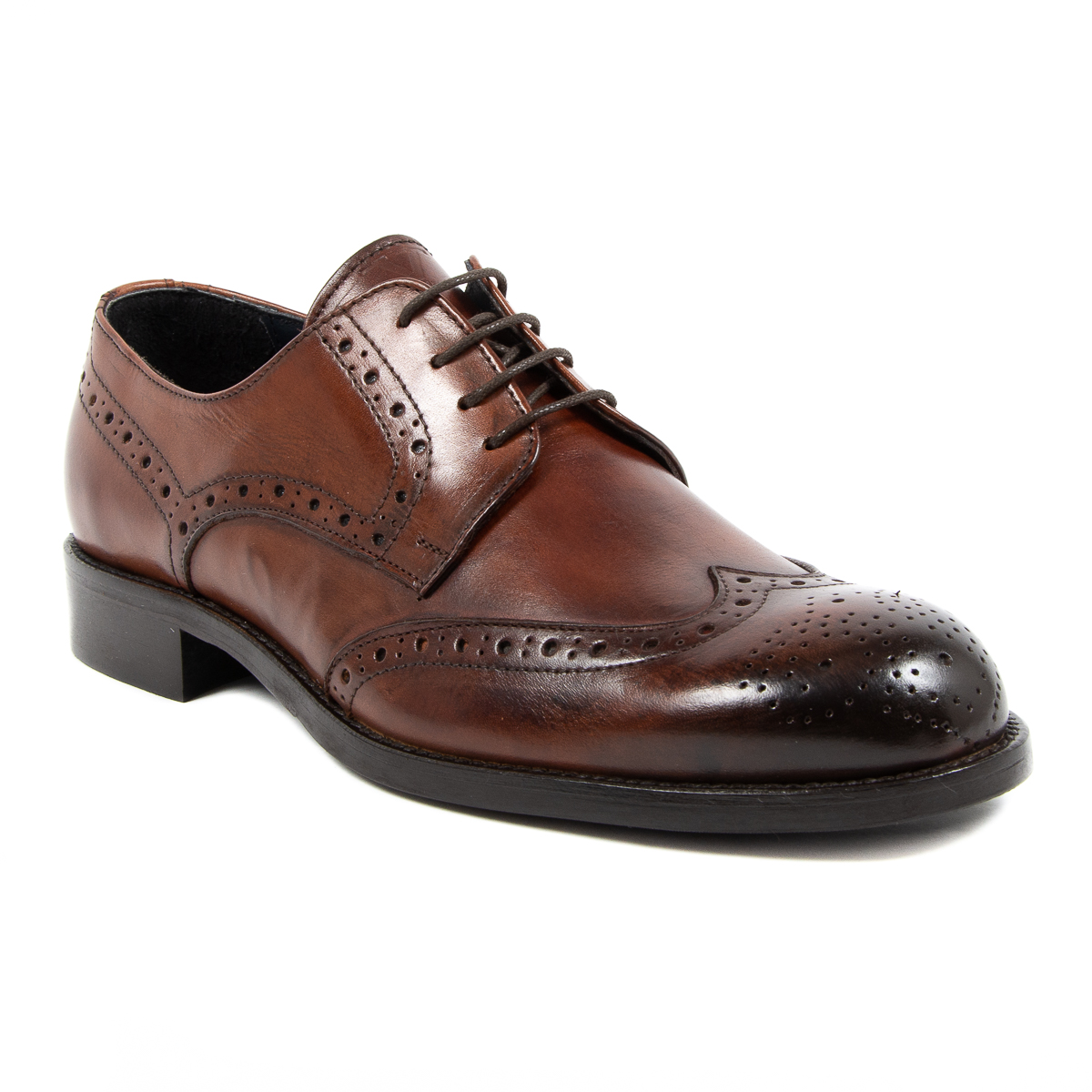 V 1969 Italia Scarpa Brogue da Uomo Marrone VERNON