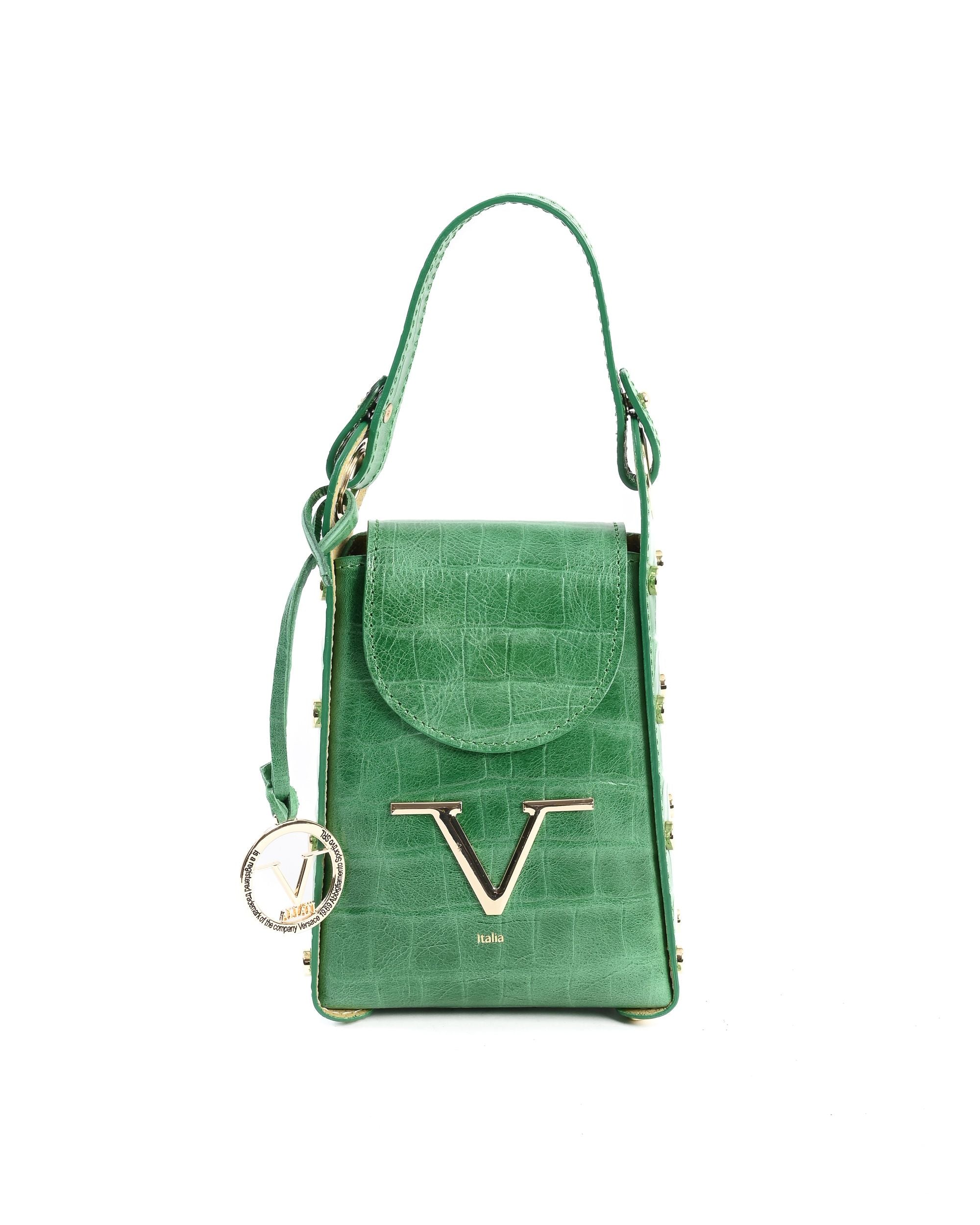 V Italia Borsa Mini Donna Verde V16-LUX-GRN