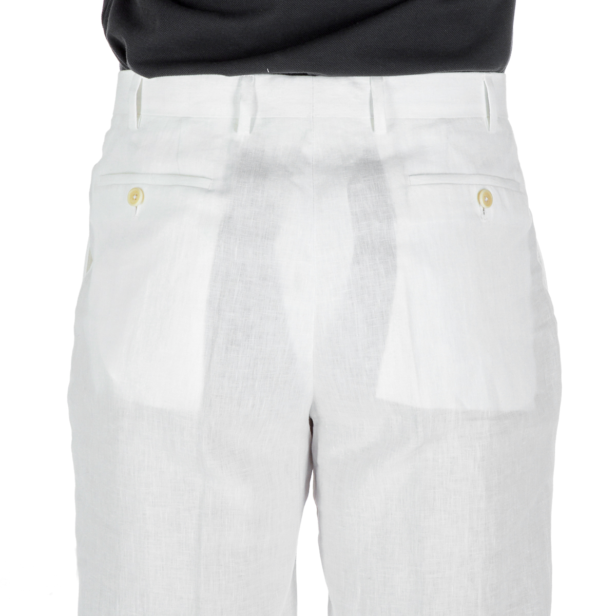 Pantaloni Armani Collezioni Uomo Bianchi