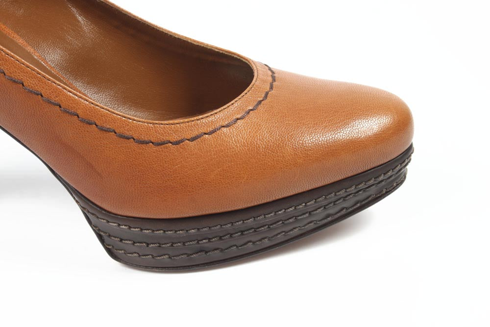 Décolleté da donna Sebastian Milano S5182 CAPRA ASPEN CUOIO