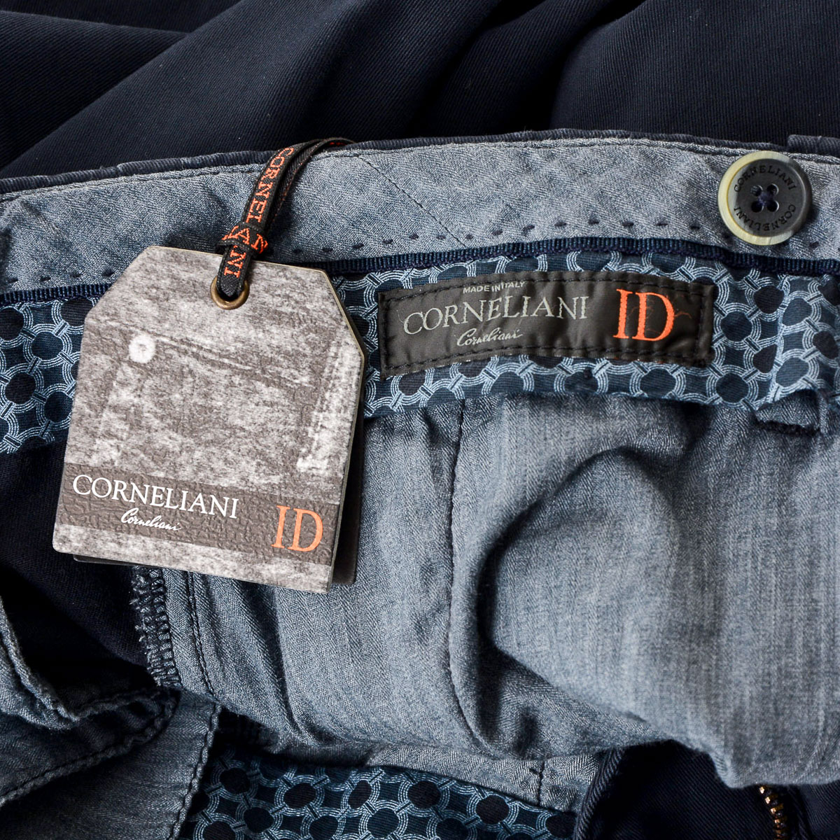 Corneliani Pantaloni Uomo Blu