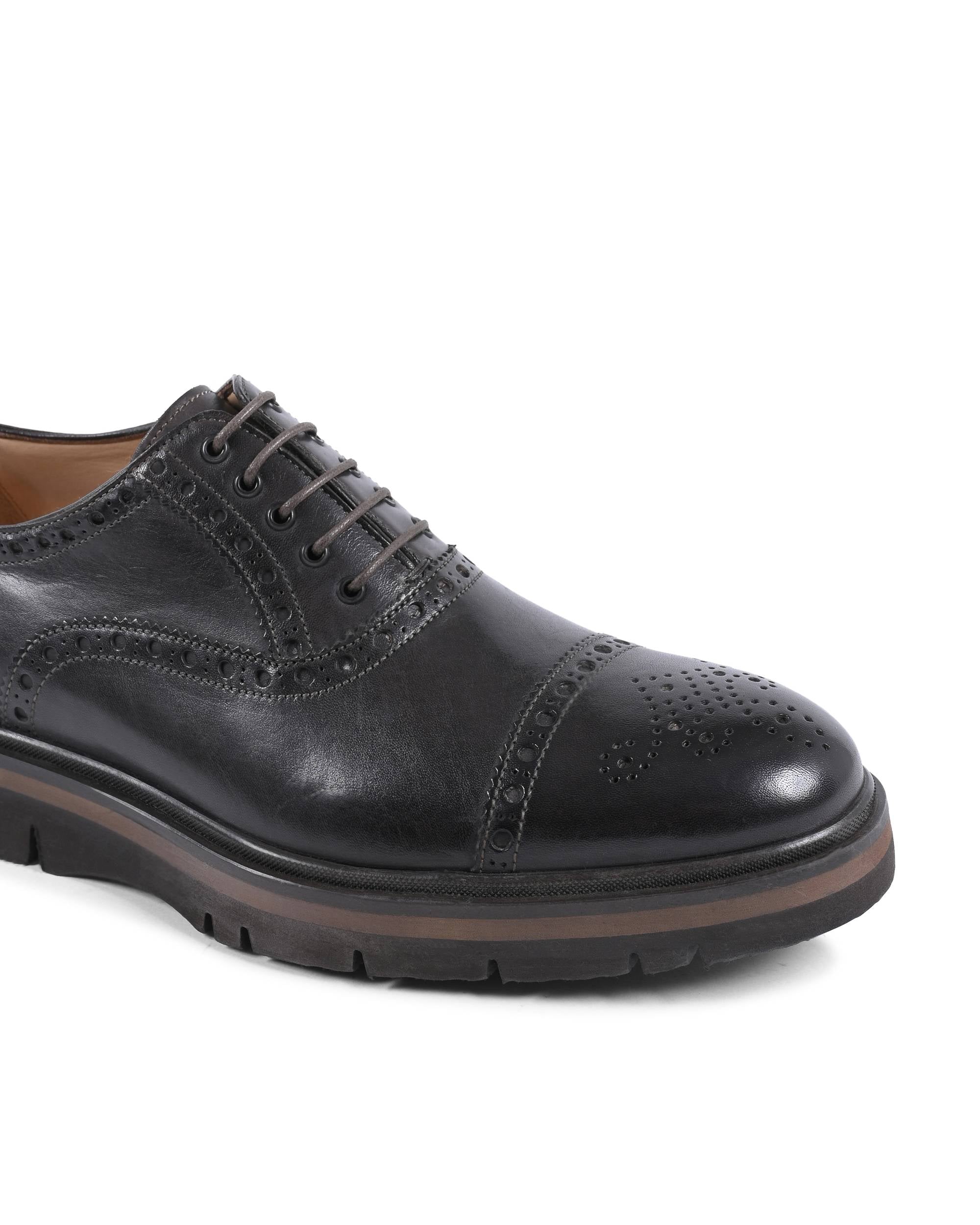Scarpe Brogue Uomo Dee Ocleppo EB130 VITELLO T MORO