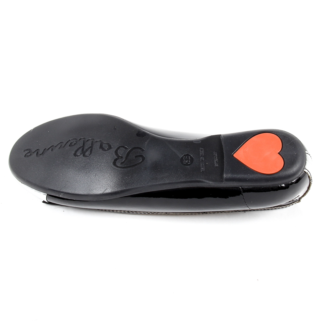 V 1969 Italia Womens Ballerina Black GEMMA