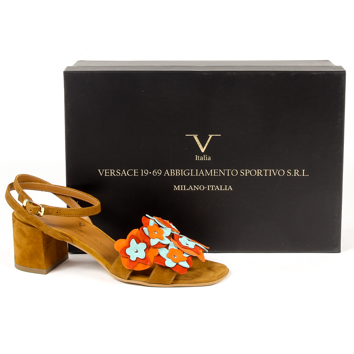 V 1969 Italia Sandalo Donna Marrone CARMEN
