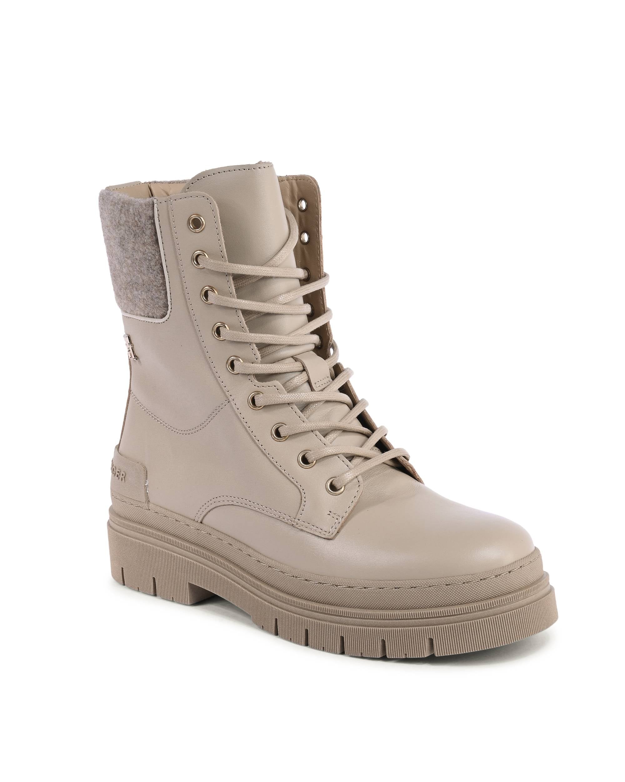Tommy Hilfiger Stivali da donna BEIGE FW0FW07500ABO