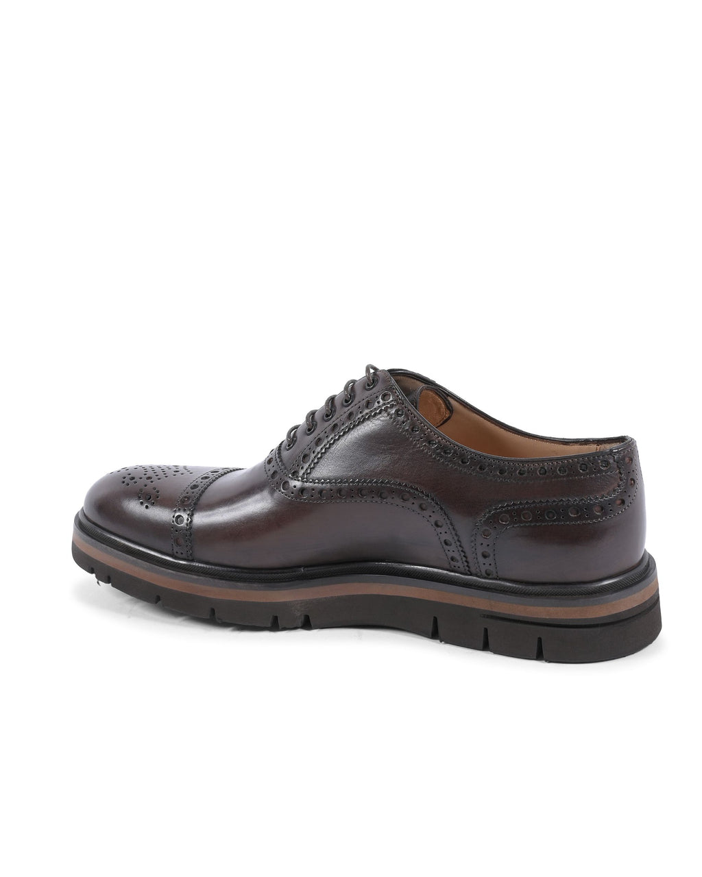 Scarpe brogue da uomo Dee Ocleppo EB130 VITELLO CACAO