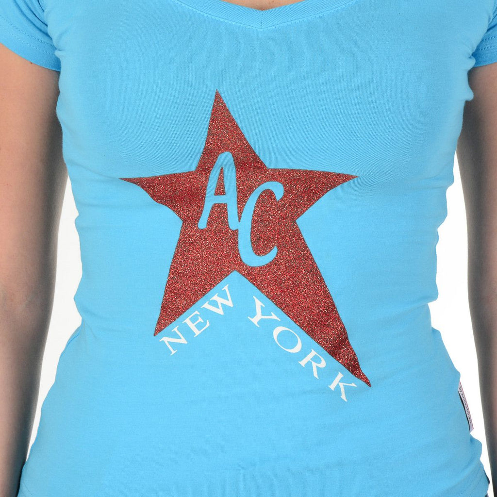 Andrew Charles By Andy Hilfiger T-shirt da donna TS550 03 1002 TAPIWA AZURE S8