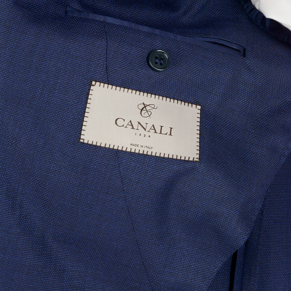 Giacca uomo Canali maniche lunghe blu