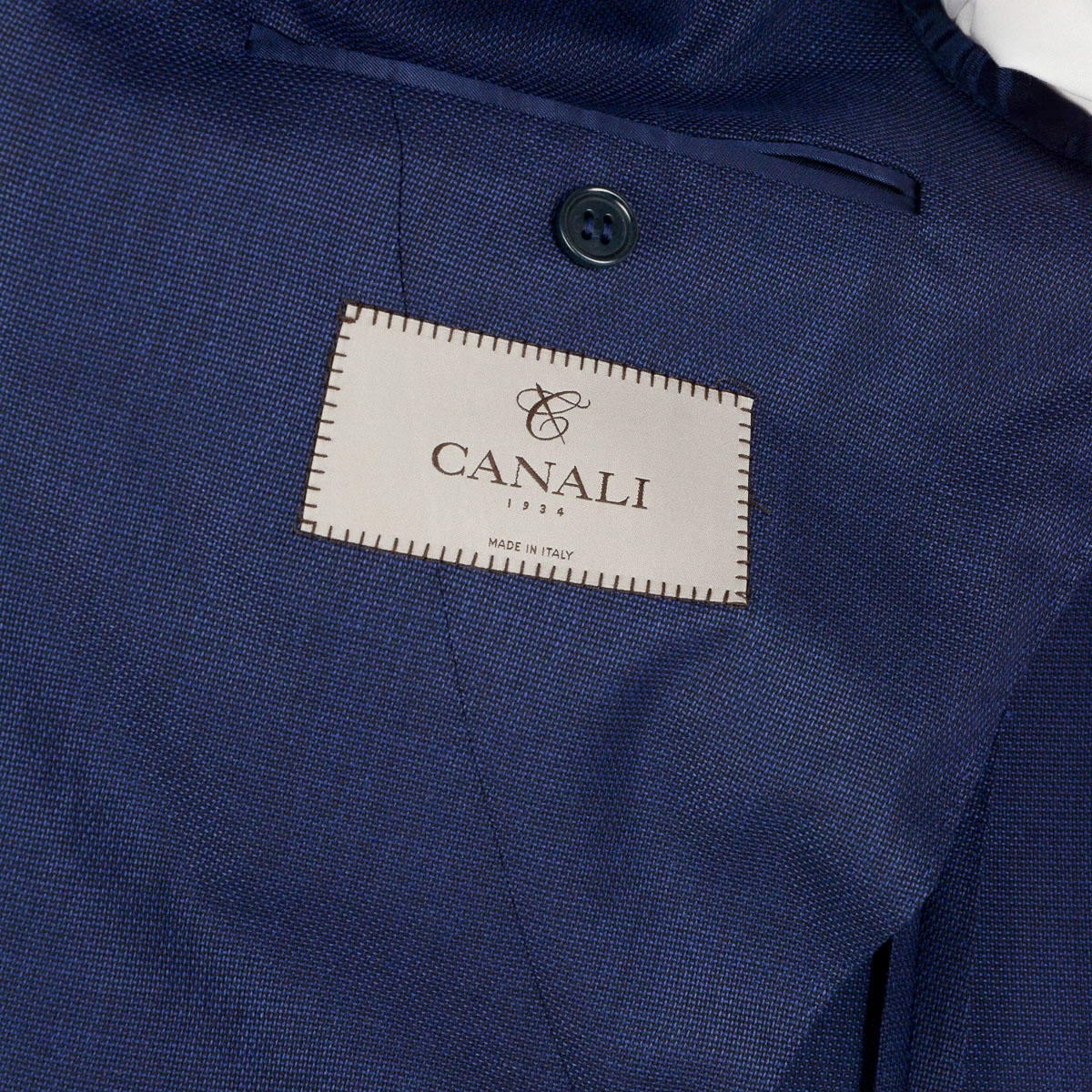 Giacca uomo Canali maniche lunghe blu