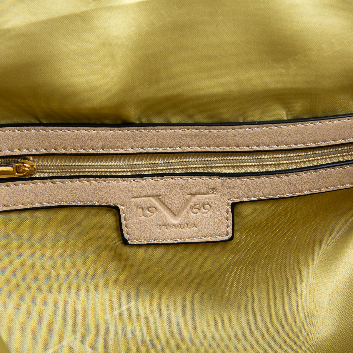 V 1969 Italia Borsa da donna Beige BEATRICE
