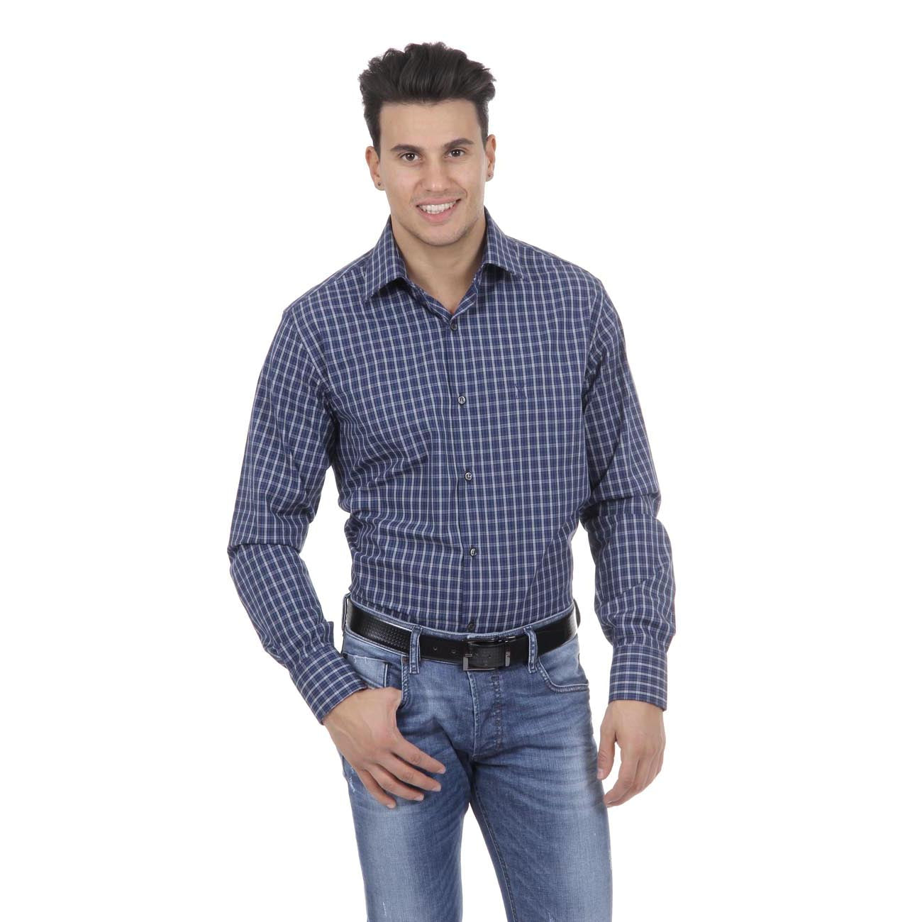 V 1969 Italia Camicia da uomo Modern Classic Fit 377 VAR. 033