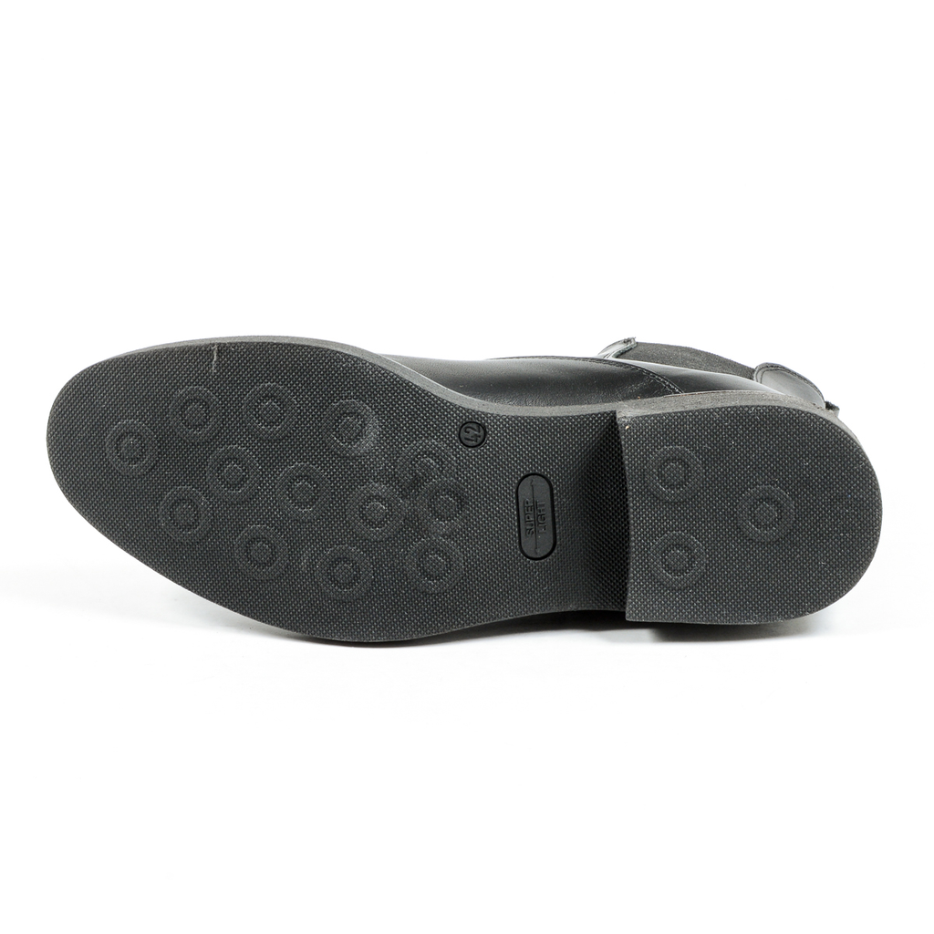 V 1969 Italia Stivaletto Uomo Nero HIERRO