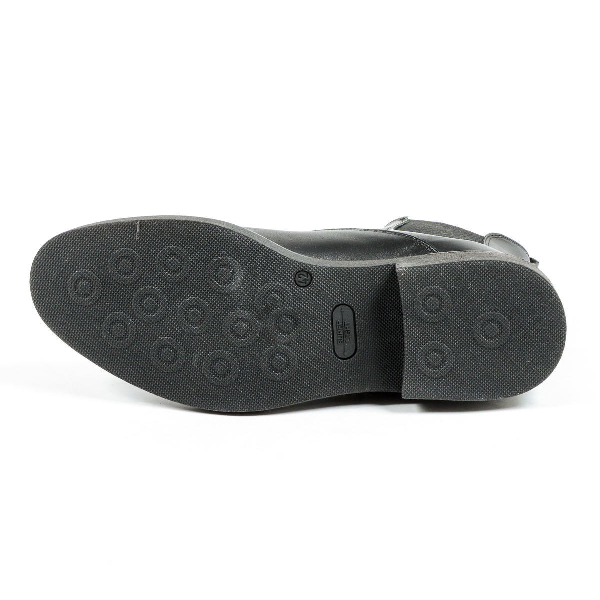 V 1969 Italia Stivaletto Uomo Nero HIERRO
