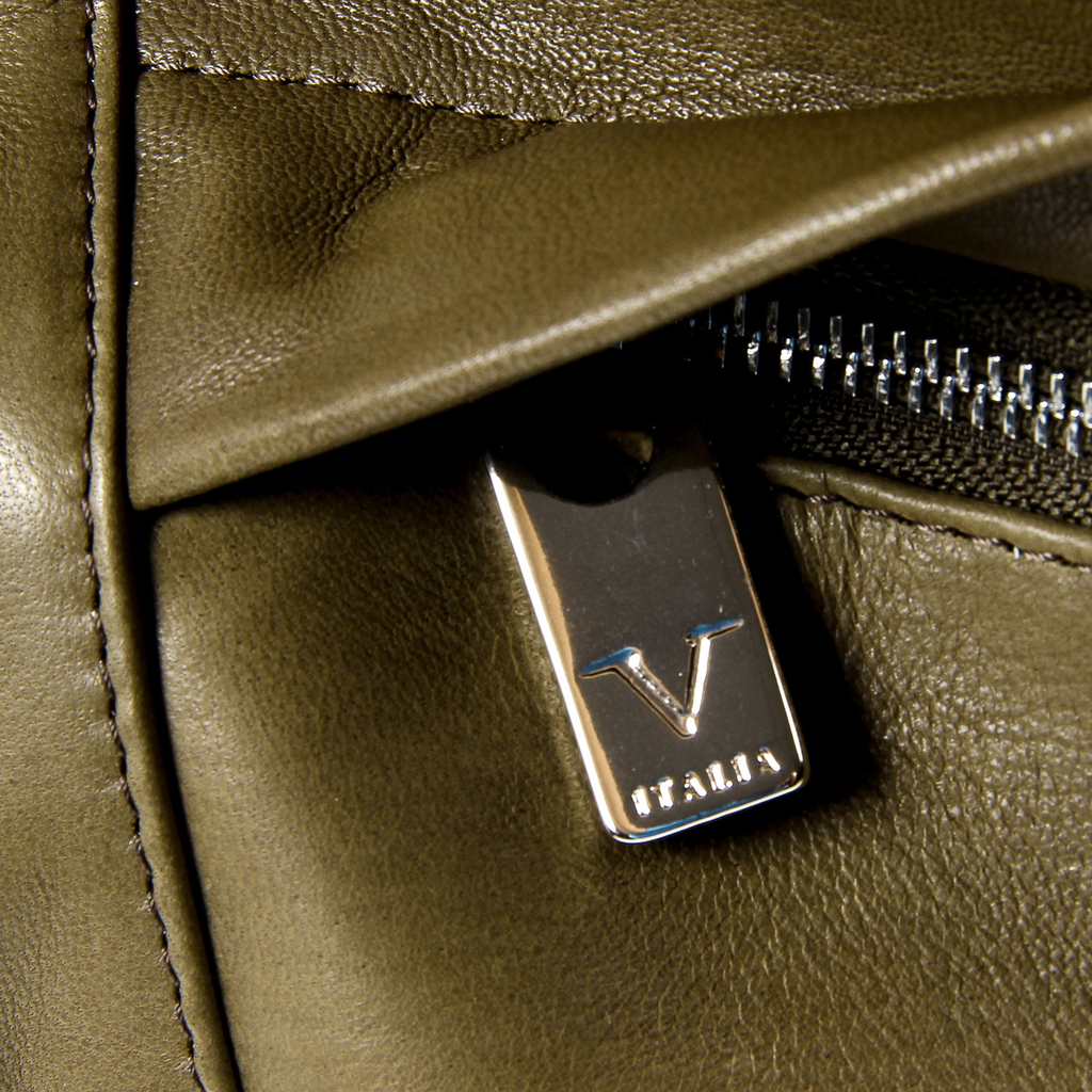 V 1969 Italia Borsa da uomo verde scuro MOSCA