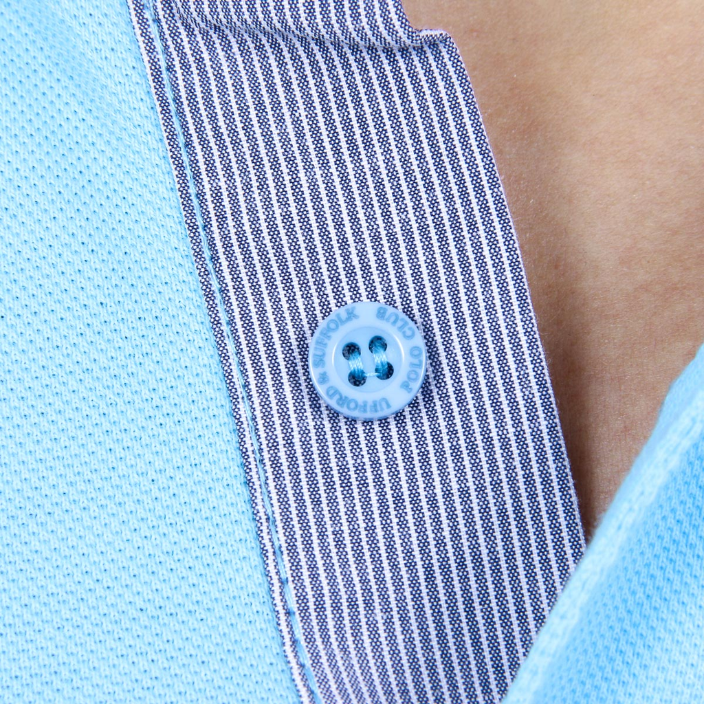 Polo da uomo a maniche corte Ufford & Suffolk Polo Club US025 BLU