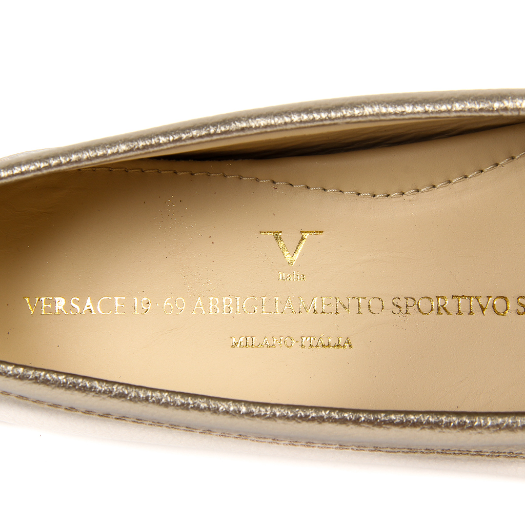 V 1969 Italia Mocassino da donna oro AMALFI