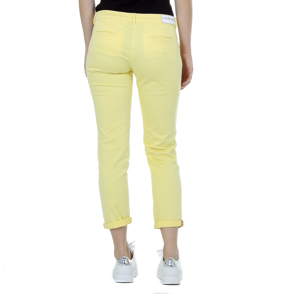 Pantaloni da donna Andrew Charles gialli PENDA