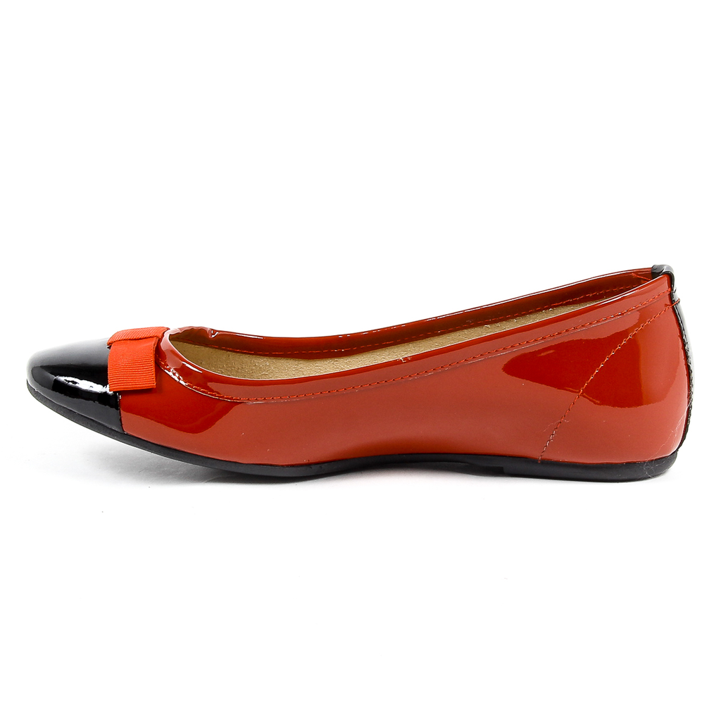 V 1969 Italia Womens Ballerina Red GEMMA