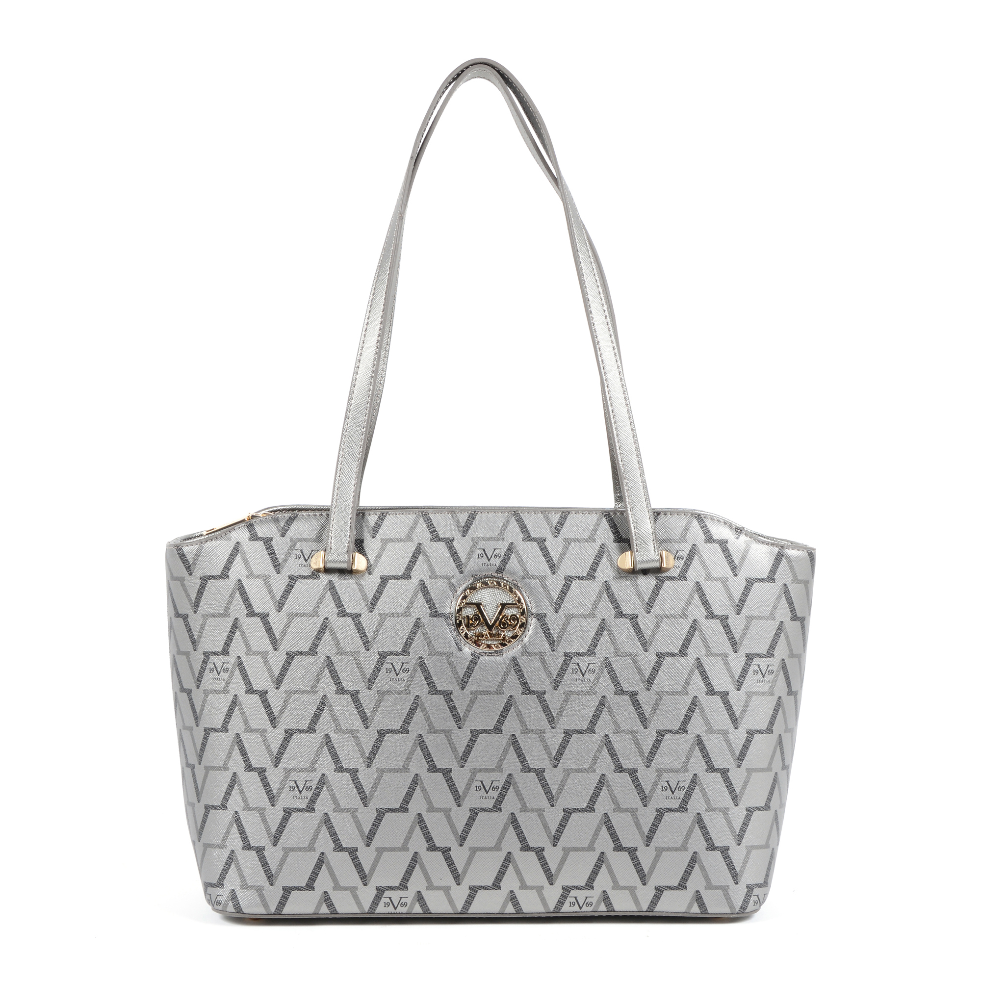 19V69 Italia Borsa da donna argento 3604 SILVER