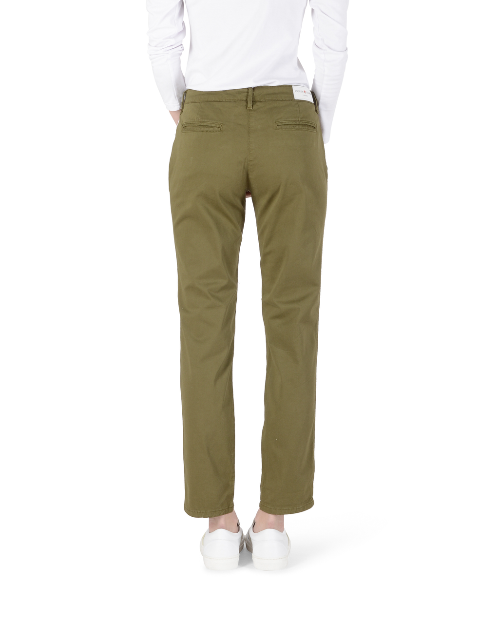 Pantaloni da donna Andrew Charles Regular Fit YOKO KAKI