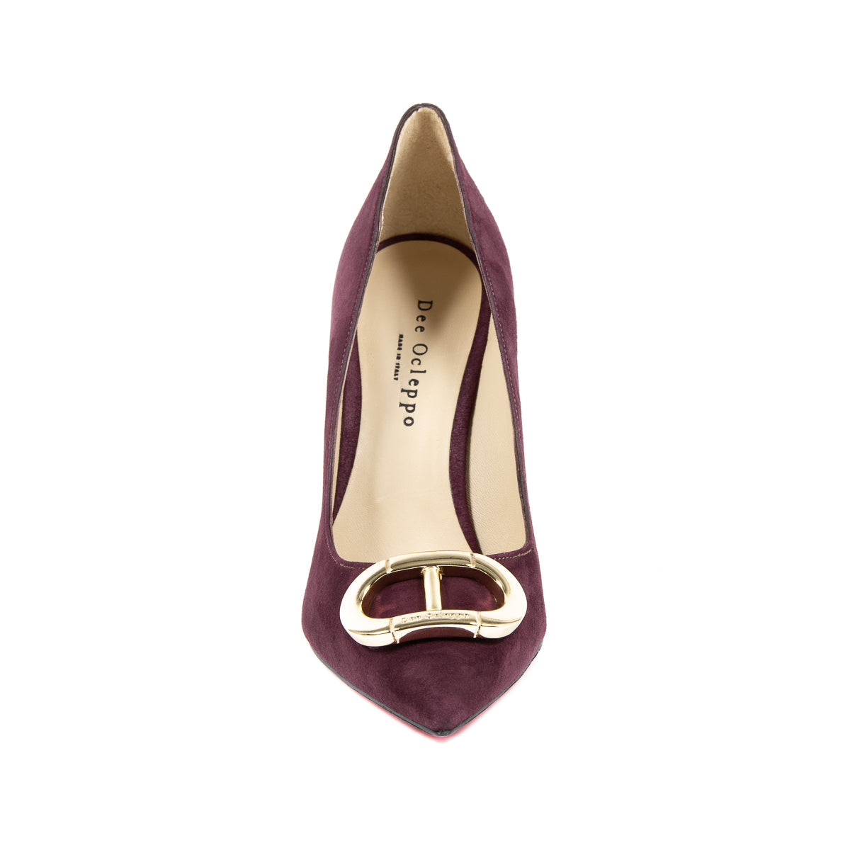Scarpa con tacco a spillo Logo Fairy Bordeaux