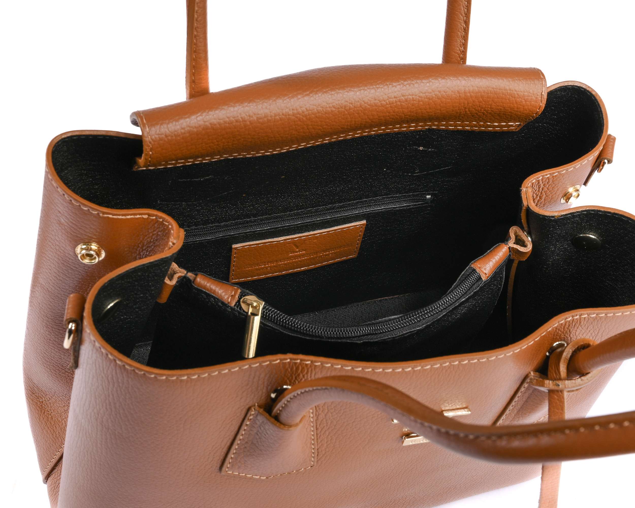 Borsa a mano da donna V Italia 10510 DOLLARO CUOIO