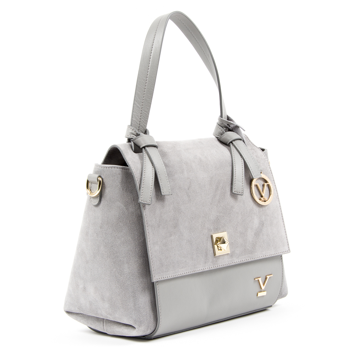 V 1969 Italia Borsa da donna grigia HOUSTON