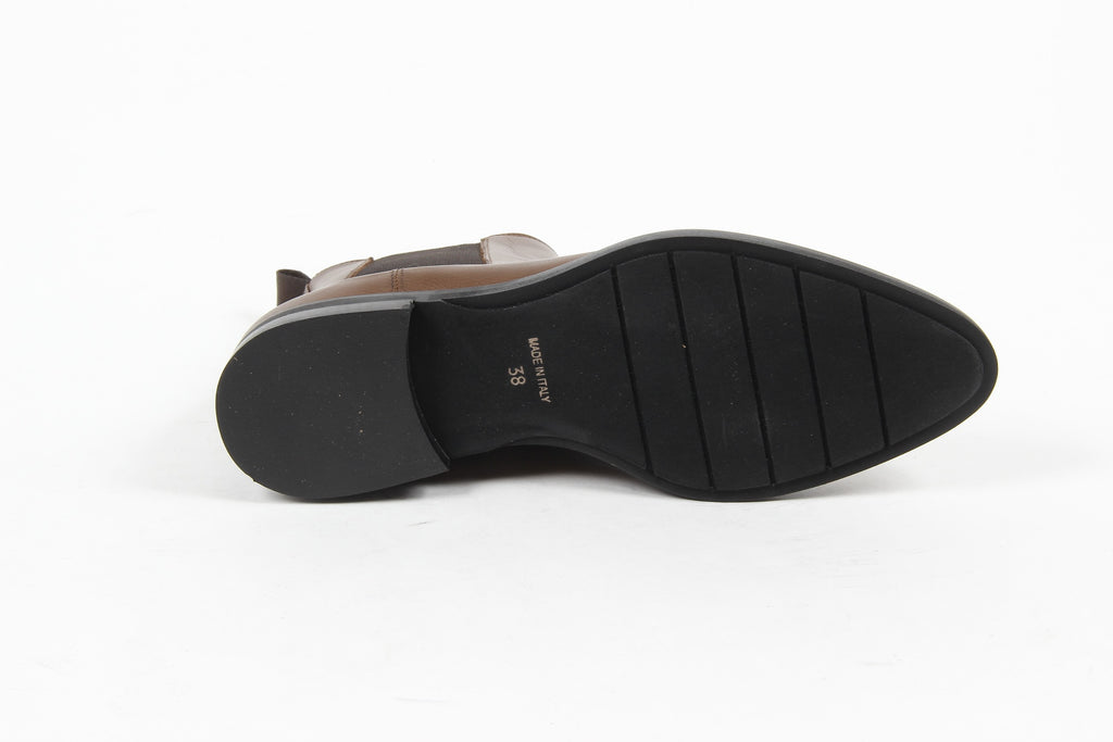 Stivaletto Donna V 1969 Italia B1578 VITELLO BOTTOLATO CUOIO