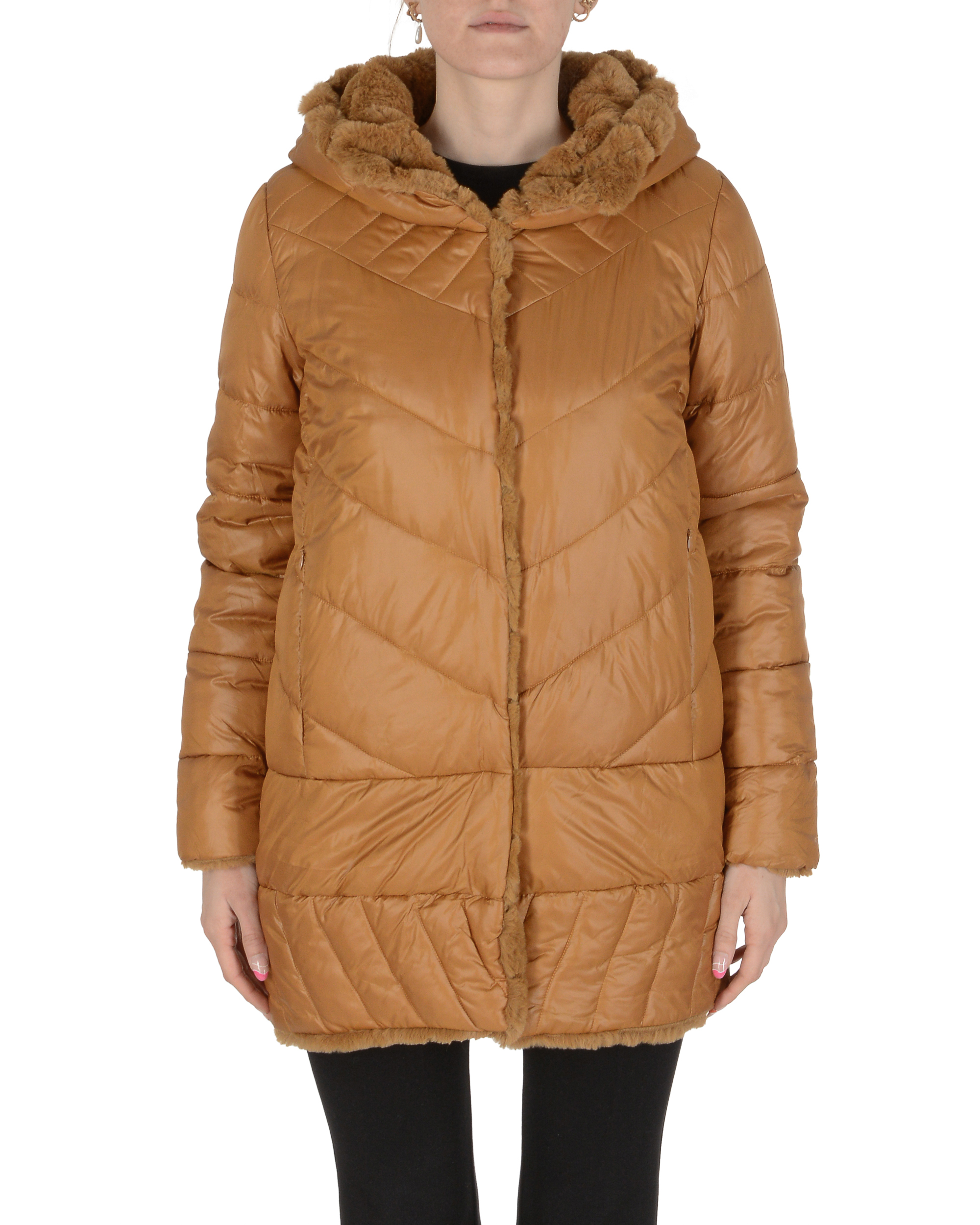 19V69 Italia Giacca da donna Cammello JUNO CAMEL