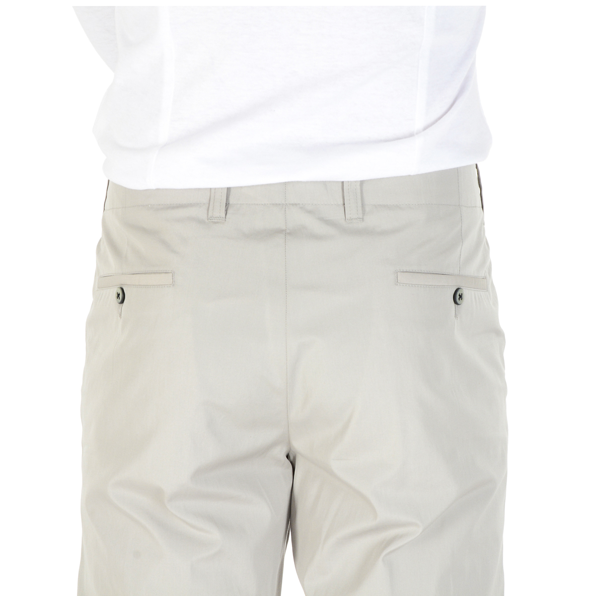 Corneliani Pantaloni Uomo Grigio Chiaro