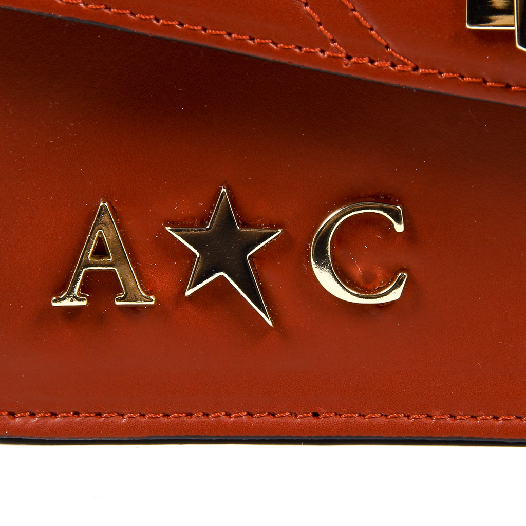 Borsa a mano da donna Andrew Charles rossa CAITLYN